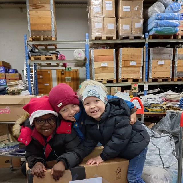 Flott besøk av Eliot, Emmanuel og Axel!