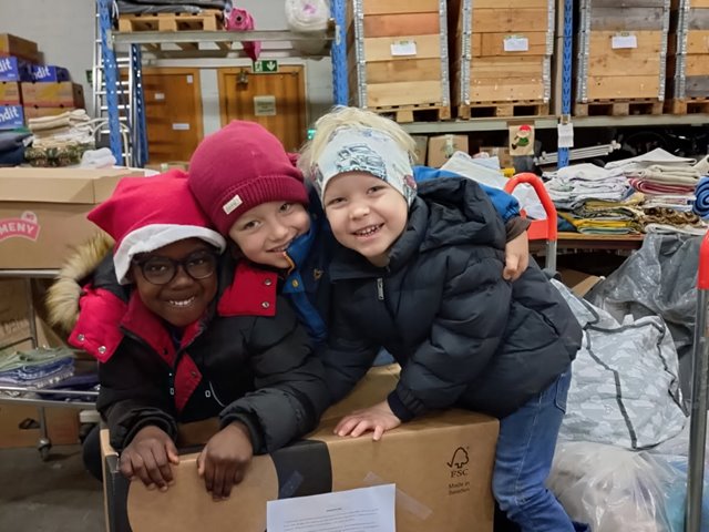 Flott besøk av Eliot, Emmanuel og Axel!